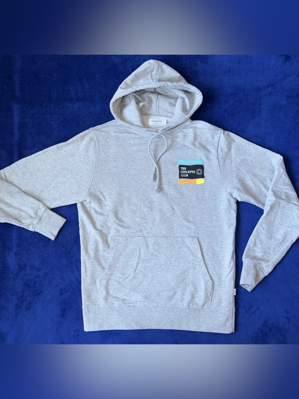 The Concepts Club Playboy Hoodie Hoody Gray Pullover Sweatshirt Size Small S